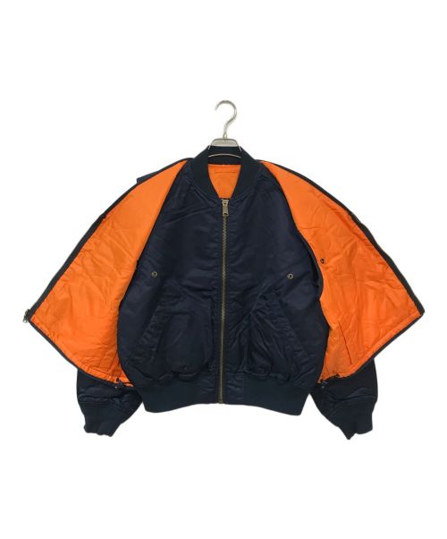 SUPREME（シュプリーム）Supreme (シュプリーム) 2-in-1 MA-1 + Vest ネイビー サイズ:Mの古着・服飾アイテム