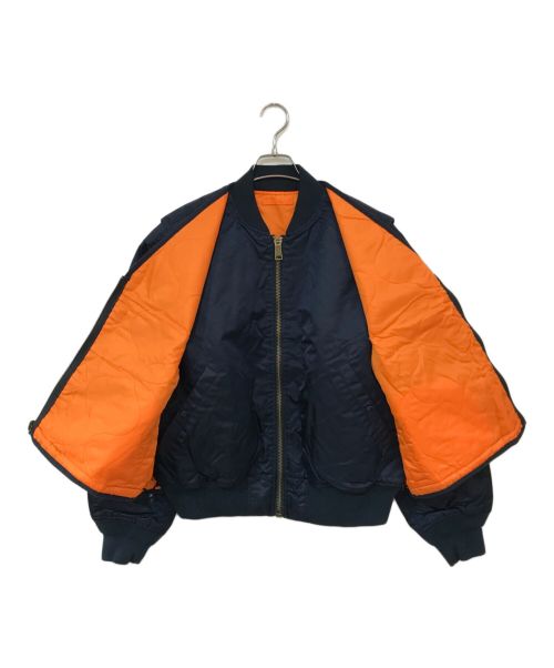 SUPREME（シュプリーム）Supreme (シュプリーム) 2-in-1 MA-1 + Vest ネイビー サイズ:Mの古着・服飾アイテム