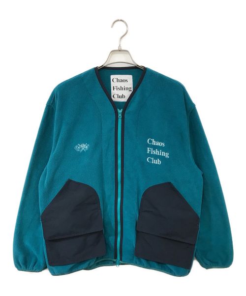 CHAOS FISHING CLUB（カオスフィッシングクラブ）CHAOS FISHING CLUB (カオスフィッシングクラブ) フリースジャケット ブルー サイズ:XLの古着・服飾アイテム