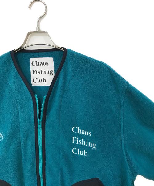 CHAOS FISHING CLUB（カオスフィッシングクラブ）CHAOS FISHING CLUB (カオスフィッシングクラブ) フリースジャケット ブルー サイズ:XLの古着・服飾アイテム