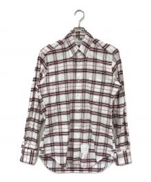 Thom Browne（トムブラウン）の古着「チェックBDシャツ」｜ホワイト