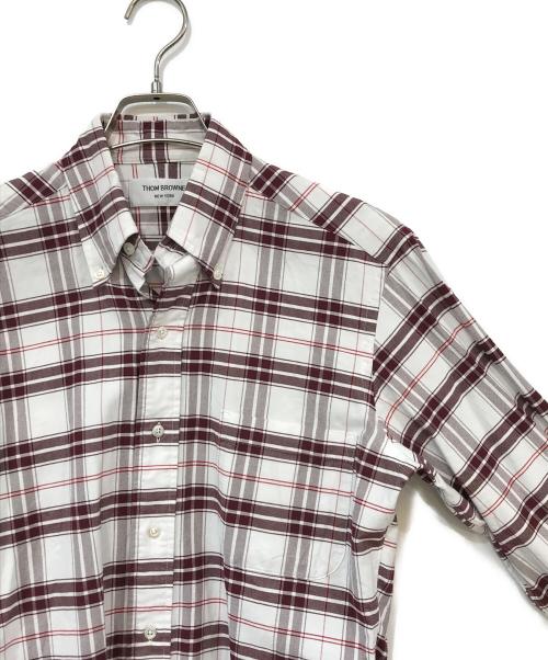 Thom Browne（トムブラウン）Thom Browne (トムブラウン) チェックBDシャツ ホワイト サイズ:1の古着・服飾アイテム
