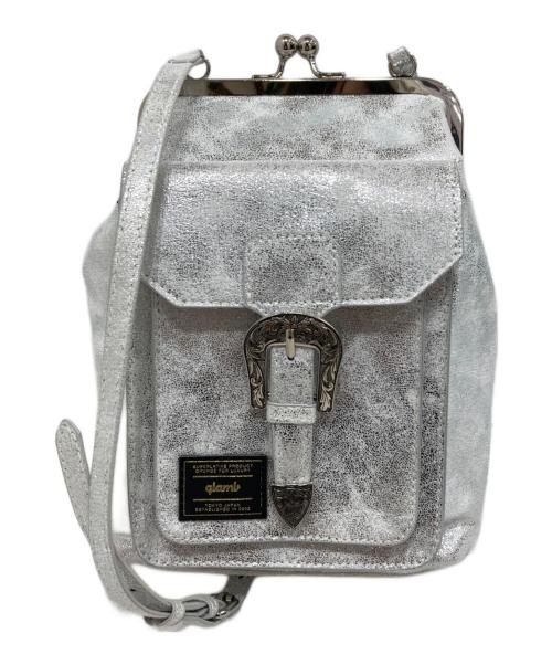 glamb（グラム）glamb (グラム) Snap Lock Sacoche Bag/スナップロックサコッシュバッグ シルバーの古着・服飾アイテム