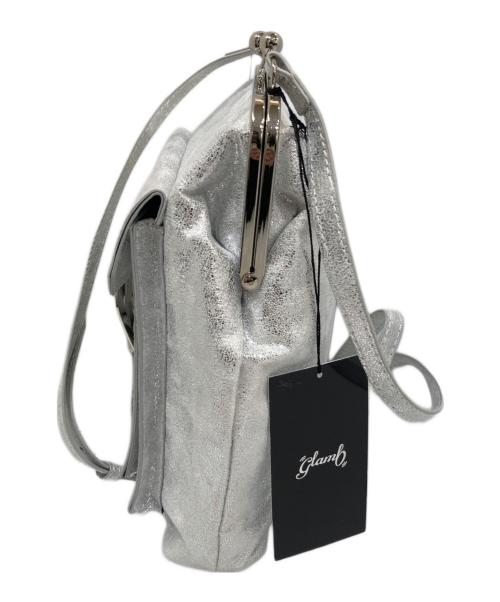 glamb（グラム）glamb (グラム) Snap Lock Sacoche Bag/スナップロックサコッシュバッグ シルバーの古着・服飾アイテム