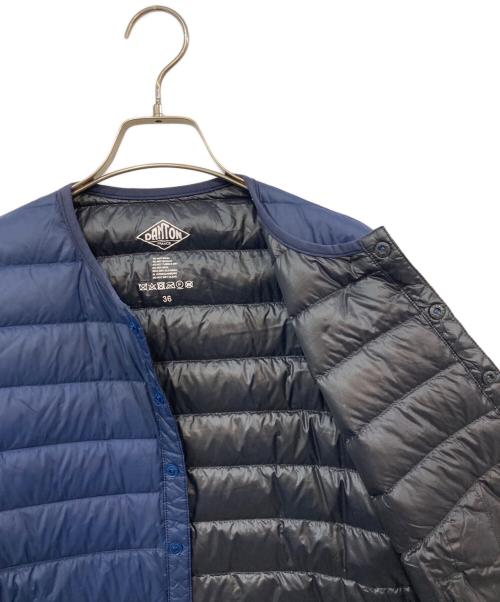 DANTON（ダントン）DANTON (ダントン) Crew Neck Inner Down Jacket/クルーネックインナーダウンジャケット ネイビー サイズ:SIZE 36の古着・服飾アイテム