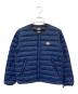 DANTON（ダントン）の古着「Crew Neck Inner Down Jacket/クルーネックインナーダウンジャケット」｜ネイビー