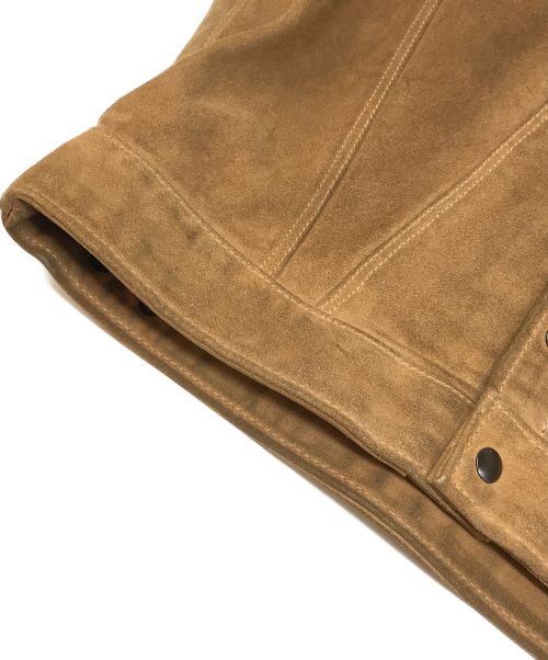 VANSON（バンソン）VANSON (バンソン) オールスエード3rd Type ジャケット ブラウン サイズ:42の古着・服飾アイテム