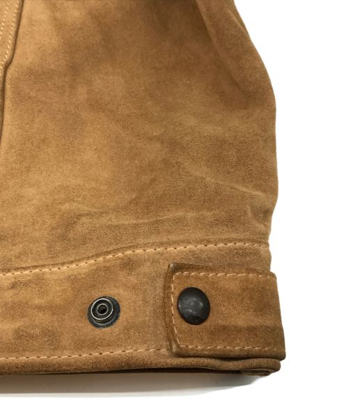 VANSON（バンソン）VANSON (バンソン) オールスエード3rd Type ジャケット ブラウン サイズ:42の古着・服飾アイテム