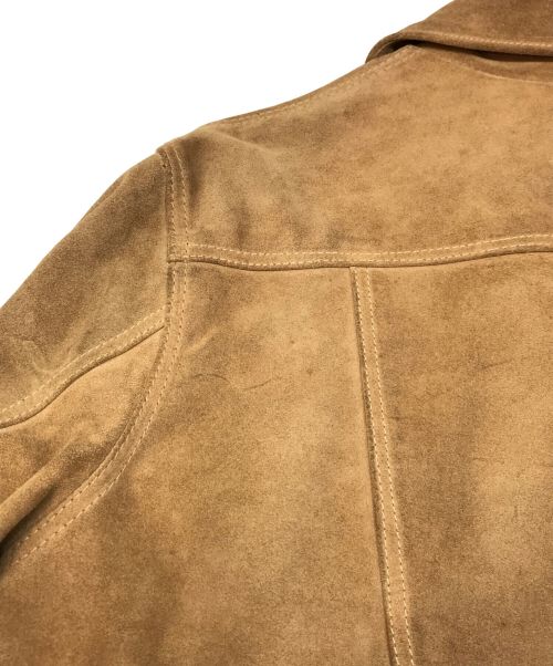 VANSON（バンソン）VANSON (バンソン) オールスエード3rd Type ジャケット ブラウン サイズ:42の古着・服飾アイテム