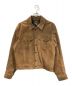 VANSON（バンソン）の古着「オールスエード3rd Type ジャケット」｜ブラウン