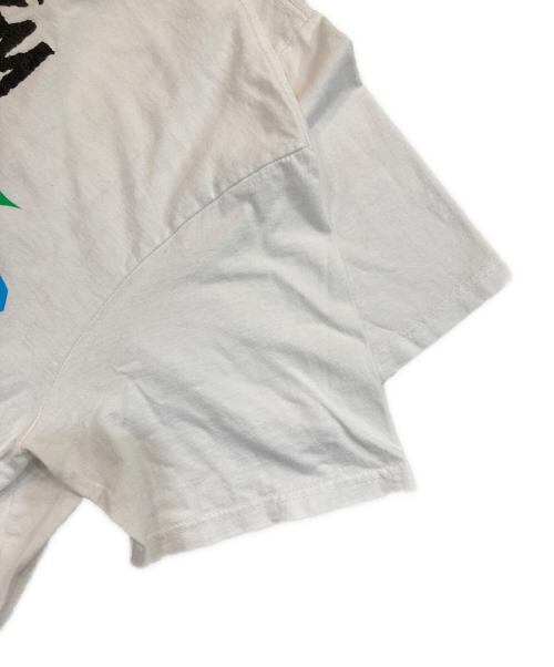 stussy（ステューシー）stussy (ステューシー) プリントTシャツ ホワイト サイズ:Lの古着・服飾アイテム