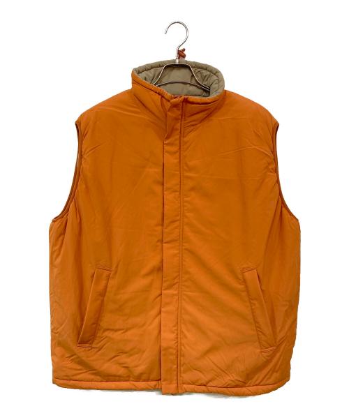 BEAMS PLUS（ビームスプラス）BEAMS PLUS (ビームスプラス) コーデュラ ナイロン ミリタリー パフ ベスト オレンジ サイズ:XLの古着・服飾アイテム