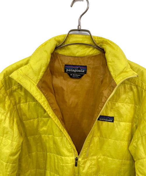 Patagonia（パタゴニア）Patagonia (パタゴニア) Nano Puff P/O イエロー サイズ:Sの古着・服飾アイテム