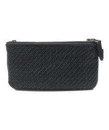 ERMENEGILDO ZEGNA（エルメネジルド・ゼニア）の古着「ハンドポーチ」｜ブラック