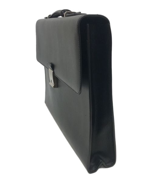 ERMENEGILDO ZEGNA（エルメネジルド・ゼニア）Ermenegildo Zegna (エルメネジルド・ゼニア) ブリーフケース ブラックの古着・服飾アイテム