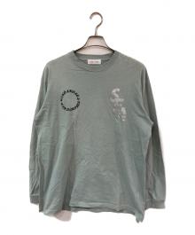 WIND AND SEA（ウィンダンシー）の古着「プリントTシャツ」｜黄緑