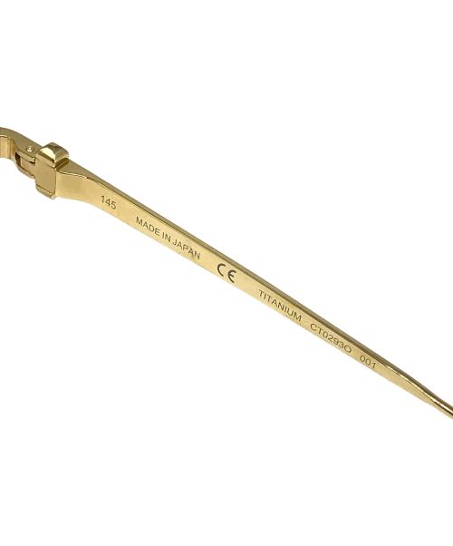 Cartier（カルティエ）Cartier (カルティエ) アイウェア ゴールド サイズ:50□20の古着・服飾アイテム