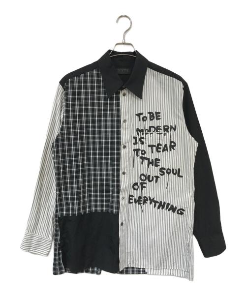 s'yte（サイト）s'yte (サイト) CRAZY PANEL SHIRT ホワイト サイズ:3の古着・服飾アイテム