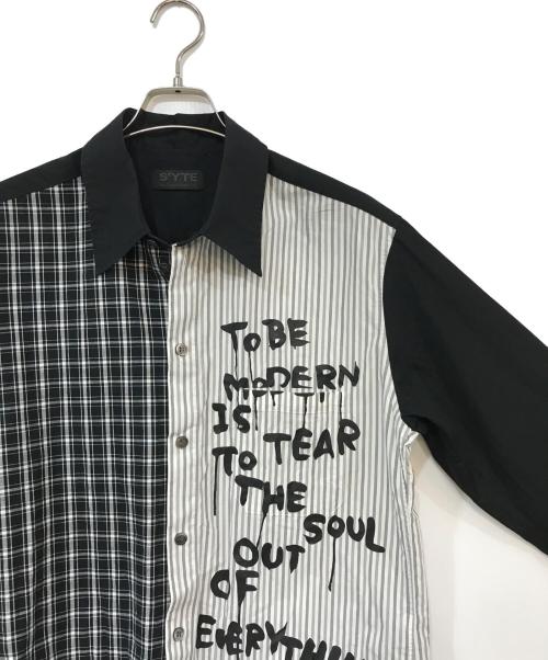 s'yte（サイト）s'yte (サイト) CRAZY PANEL SHIRT ホワイト サイズ:3の古着・服飾アイテム