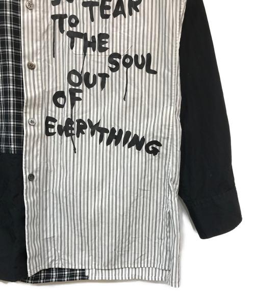 s'yte（サイト）s'yte (サイト) CRAZY PANEL SHIRT ホワイト サイズ:3の古着・服飾アイテム