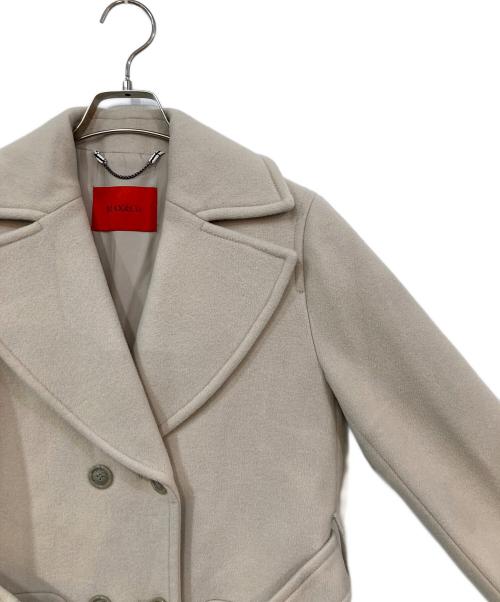 MAX&Co.（マックスアンドコー）MAX&Co. (マックスアンドコー) ビッグカラーチェスターコート アイボリー サイズ:36の古着・服飾アイテム