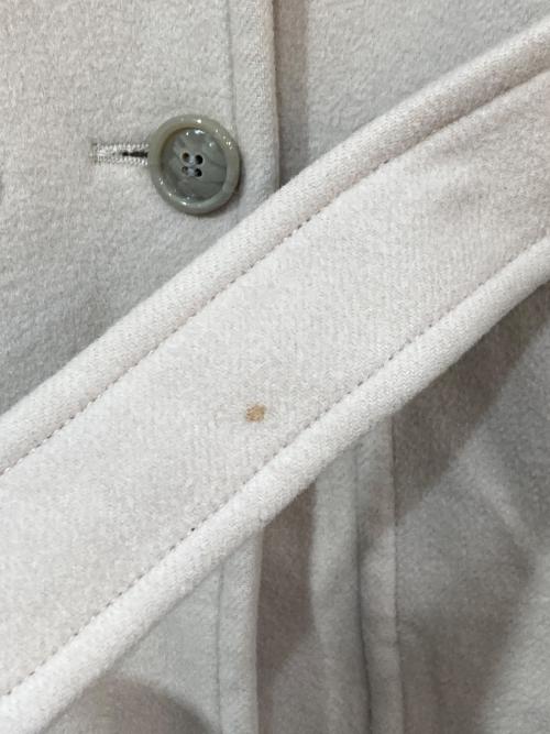 MAX&Co.（マックスアンドコー）MAX&Co. (マックスアンドコー) ビッグカラーチェスターコート アイボリー サイズ:36の古着・服飾アイテム