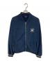 X-LARGE（エクストララージ）の古着「EMBROIDERED RIB LINE FLEECE」｜ネイビー