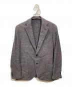 LARDINIラルディーニ）の古着「ウールシルク混3Bジャケット」｜グレー