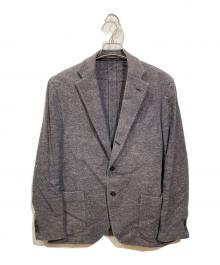 LARDINI（ラルディーニ）の古着「ウールシルク混3Bジャケット」｜グレー