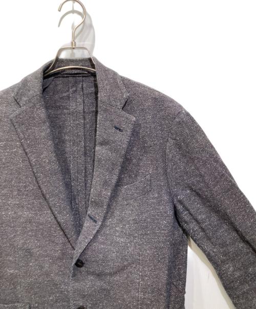 LARDINI（ラルディーニ）LARDINI (ラルディーニ) ウールシルク混3Bジャケット グレー サイズ:52の古着・服飾アイテム