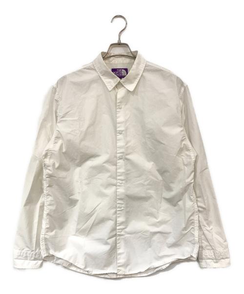 THE NORTHFACE PURPLELABEL（ザ・ノースフェイス パープルレーベル）THE NORTHFACE PURPLELABEL (ザ・ノースフェイス パープルレーベル) タイプライターシャツ ホワイト サイズ:XLの古着・服飾アイテム