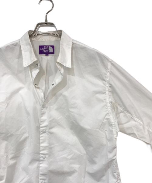 THE NORTHFACE PURPLELABEL（ザ・ノースフェイス パープルレーベル）THE NORTHFACE PURPLELABEL (ザ・ノースフェイス パープルレーベル) タイプライターシャツ ホワイト サイズ:XLの古着・服飾アイテム