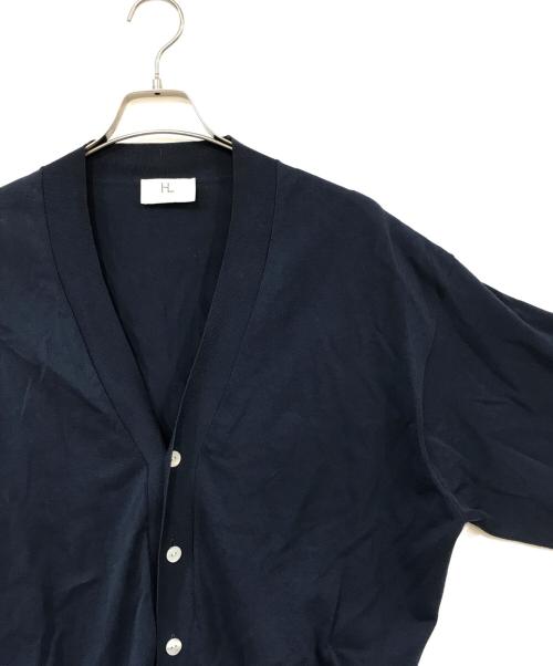 HERILL（ヘリル）HERILL (ヘリル) Suvincotton twist Cardigan ネイビー サイズ:2の古着・服飾アイテム