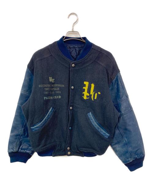 pazzo club（パッゾクラブ）PAZZO CLUB (パッゾクラブ) スタジャン ネイビー サイズ:-の古着・服飾アイテム