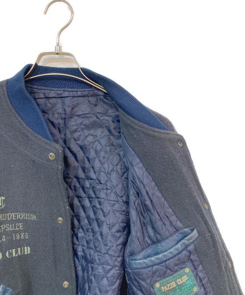 pazzo club（パッゾクラブ）PAZZO CLUB (パッゾクラブ) スタジャン ネイビー サイズ:-の古着・服飾アイテム
