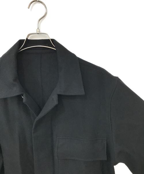 MARGARET HOWELL（マーガレットハウエル）MARGARET HOWELL (マーガレットハウエル) WOOL CASHMERE FLANNEL ブラック サイズ:Lの古着・服飾アイテム