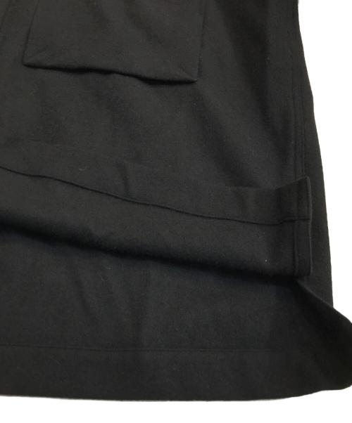 MARGARET HOWELL（マーガレットハウエル）MARGARET HOWELL (マーガレットハウエル) WOOL CASHMERE FLANNEL ブラック サイズ:Lの古着・服飾アイテム