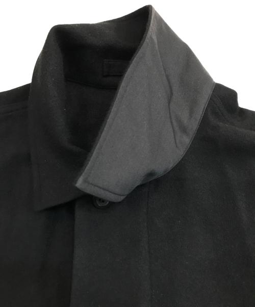 MARGARET HOWELL（マーガレットハウエル）MARGARET HOWELL (マーガレットハウエル) WOOL CASHMERE FLANNEL ブラック サイズ:Lの古着・服飾アイテム