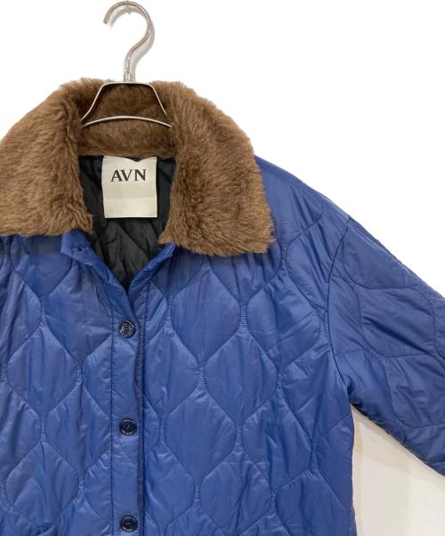 AVN（エーヴィーエヌ）AVN (エーヴィーエヌ) キルティングコート ネイビー サイズ:42の古着・服飾アイテム