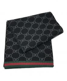 GUCCI（グッチ）の古着「リバーシブルマフラー」｜グレー