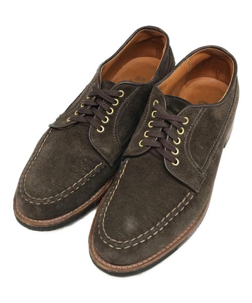 Alden（オールデン）ALDEN (オールデン) バンラスト ローデンスエード レンジャーモック ブラウン サイズ:7の古着・服飾アイテム