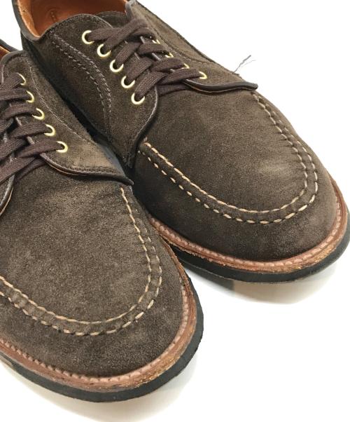 Alden（オールデン）ALDEN (オールデン) バンラスト ローデンスエード レンジャーモック ブラウン サイズ:7の古着・服飾アイテム