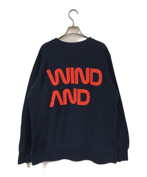 WIND AND SEA（ウィンダンシー）WIND AND SEA (ウィンダンシー) プリントスウェット ネイビー サイズ:SIZE XLの古着・服飾アイテム