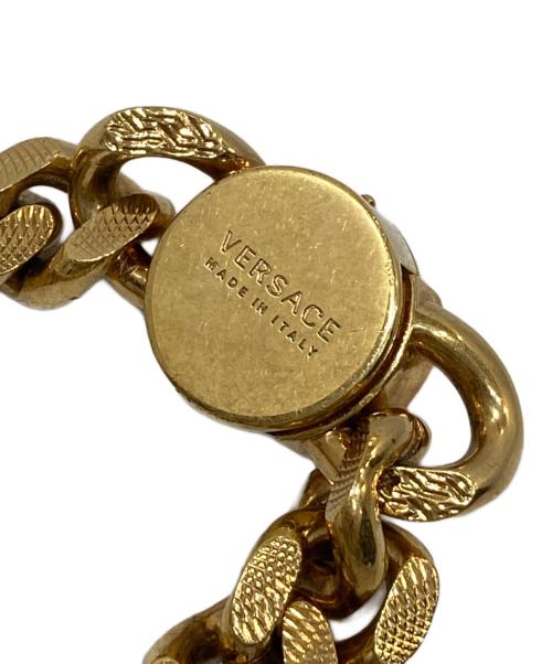 VERSACE（ヴェルサーチェ）VERSACE (ヴェルサーチェ) メドゥーサ チェーンブレスレット ゴールドの古着・服飾アイテム
