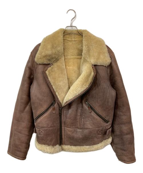 EMPORIO ARMANI（エンポリオアルマーニ）EMPORIO ARMANI (エンポリオアルマーニ) ムートンジャケット ブラウン サイズ:不明の古着・服飾アイテム