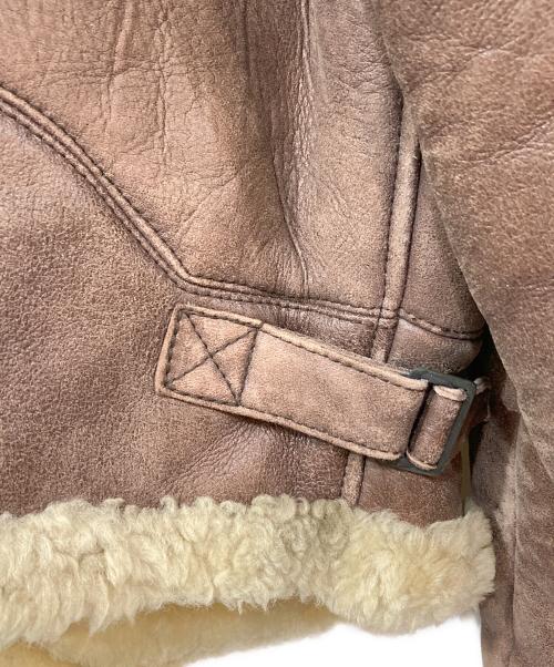 EMPORIO ARMANI（エンポリオアルマーニ）EMPORIO ARMANI (エンポリオアルマーニ) ムートンジャケット ブラウン サイズ:不明の古着・服飾アイテム