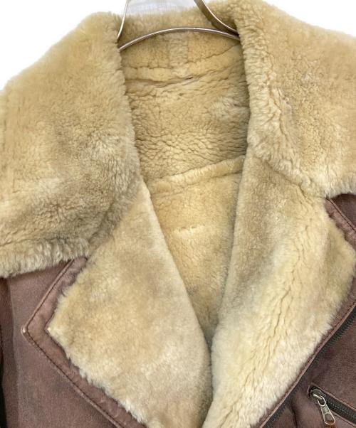 EMPORIO ARMANI（エンポリオアルマーニ）EMPORIO ARMANI (エンポリオアルマーニ) ムートンジャケット ブラウン サイズ:不明の古着・服飾アイテム