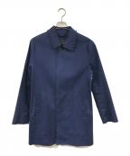 MACKINTOSH×99%isマッキントッシュ×ナインティナインパーセントイズ）の古着「スタッズステンカラーコート」｜ネイビー
