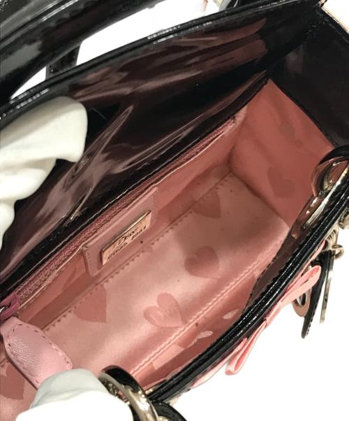Christian Dior（クリスチャン ディオール）Christian Dior (クリスチャン ディオール) ハート柄2WAYバッグ ピンクの古着・服飾アイテム