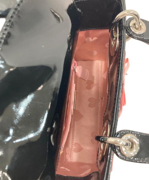 Christian Dior（クリスチャン ディオール）Christian Dior (クリスチャン ディオール) ハート柄2WAYバッグ ピンクの古着・服飾アイテム